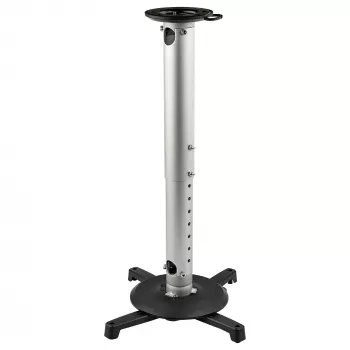 StarTech.com universele plafondsteun voor projectoren – heavy-duty, in hoogte verstelbare/uitschuifbare mastmontage 12,7–57,77 cm vanaf het plafond – 15 kg – kantelen/draaien – hangende projectorsteun met montageplaat