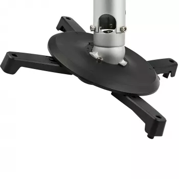StarTech.com universele plafondsteun voor projectoren – heavy-duty, in hoogte verstelbare/uitschuifbare mastmontage 12,7–57,77 cm vanaf het plafond – 15 kg – kantelen/draaien – hangende projectorsteun met montageplaat