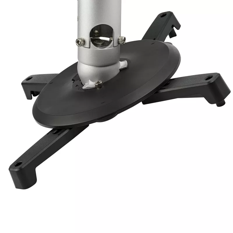 StarTech.com universele plafondsteun voor projectoren – heavy-duty, in hoogte verstelbare/uitschuifbare mastmontage 12,7–57,77 cm vanaf het plafond – 15 kg – kantelen/draaien – hangende projectorsteun met montageplaat