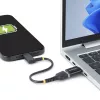 StarTech.com USB-C naar USB-A-adapter, USB 5Gbps, compacte USB-C-stekker naar USB-A-bus-adapter, robuuste metalen behuizing, M/F