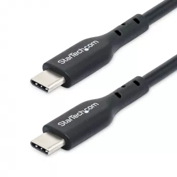 StarTech.com 1 m (3,3 ft) USB-C-oplaadkabel, 2-pack, USB-C-kabel, USB 2.0 Type-C laptop-oplaadkabel, 60 W 3 A Power Delivery, TPE-mantel, USB-C-datakabel, M/M
