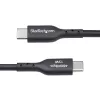 StarTech.com 3m USB-A naar USB-C-oplaadkabel, laden & synchroniseren, 3A, USB 2.0, TPE-mantel – zwarte USB-oplaadkabel