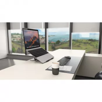 Kensington Easy Riser aluminium laptop-riser, laptopstandaard, zilver, aluminium, silicone, staal, 40,6 cm (16 inch), 5 kg, 86 - 118 mm