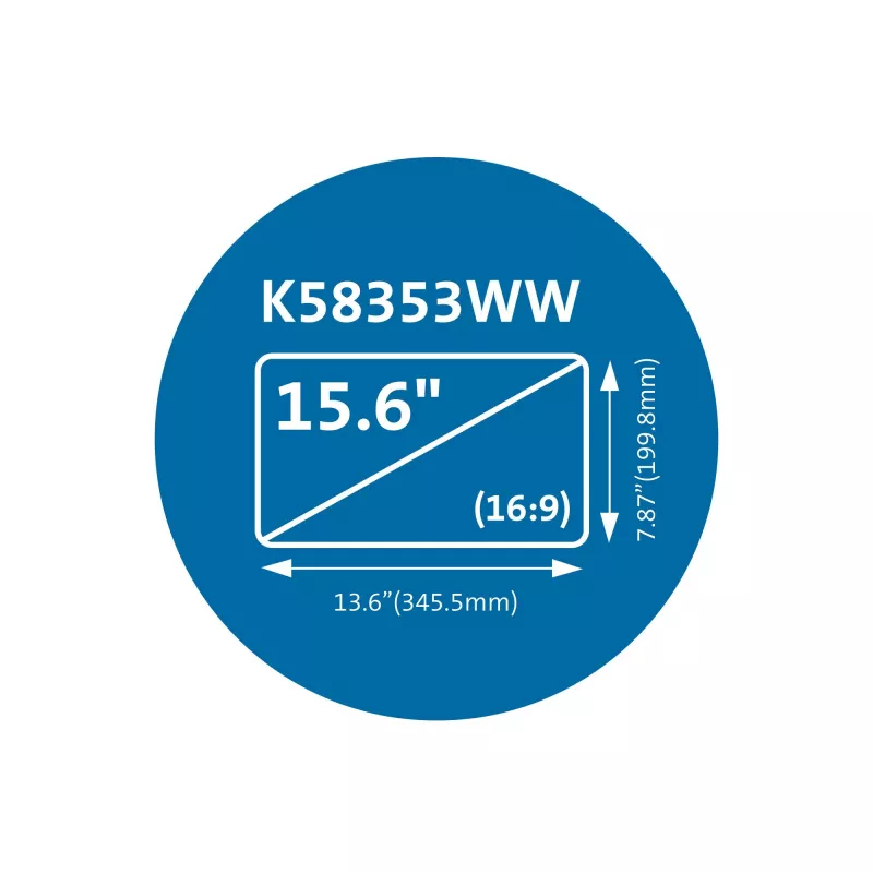 Kensington MagPro magnetisch privacyscreen voor laptops 39,6 cm (15,6 inch) (16:9)