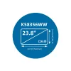 Kensington MagPro magnetische privacyscreenfolie voor monitors 23,8″ (16:9)