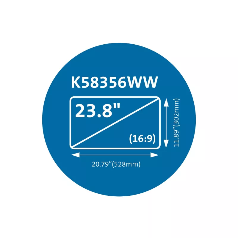 Kensington MagPro magnetische privacyscreenfolie voor monitors 23,8″ (16:9)