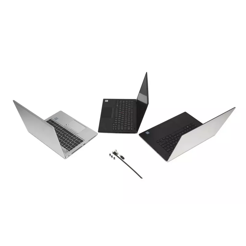 Kensington Universal 3-in-1 Keyed laptop slot