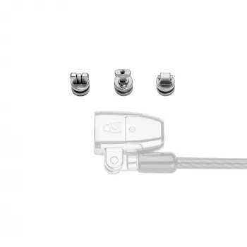 Kensington ClickSafe Universal Slots Security Anchors Kit, anker, roestvrij staal, 3 stuks, 31 g, 115 mm, 85 mm
