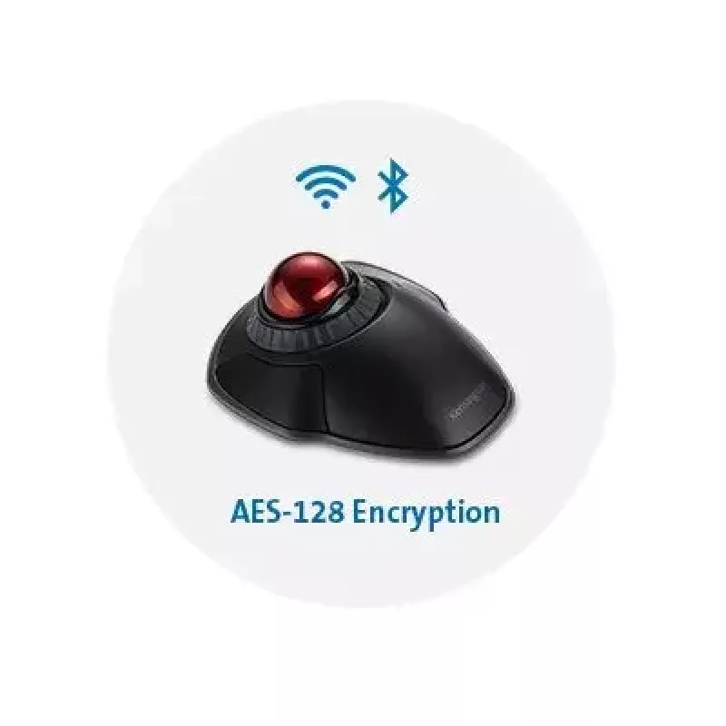 Kensington Orbit draadloze trackball met scrollring - zwart
