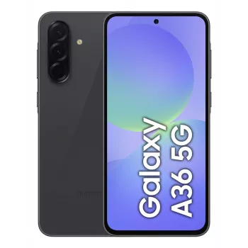 Smartphone Samsung Galaxy A36 5G — 6,7 inch Super AMOLED, 128 GB, 6 GB RAM, 50 MP hoofdcamera, IP67, 5000 mAh (zwart)