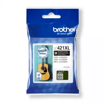Inktpatroon Brother LC421XLBK zwart