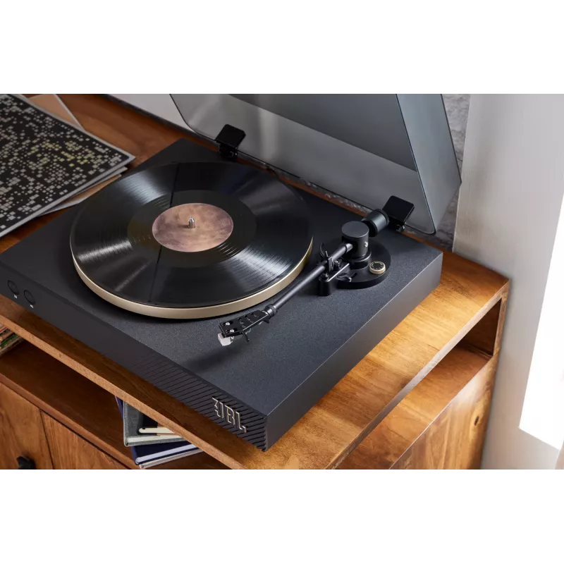 JBL Spinner BT riemaangedreven platenspeler zwart, goud