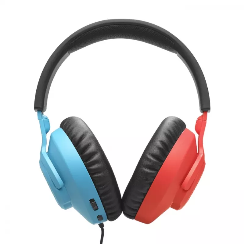 JBL Quantum 100N Headset Bedraad Hoofdband Gaming Blauw, Rood
