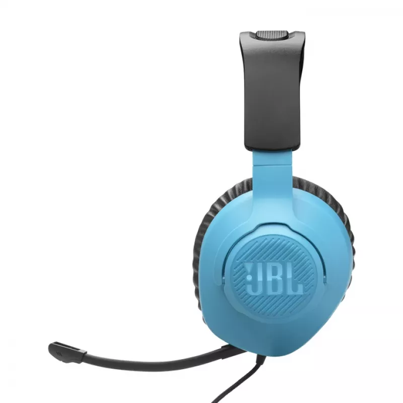 JBL Quantum 100N Headset Bedraad Hoofdband Gaming Blauw, Rood