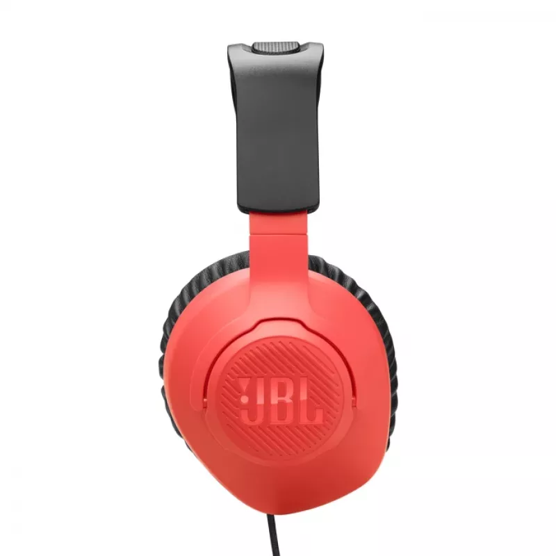 JBL Quantum 100N Headset Bedraad Hoofdband Gaming Blauw, Rood