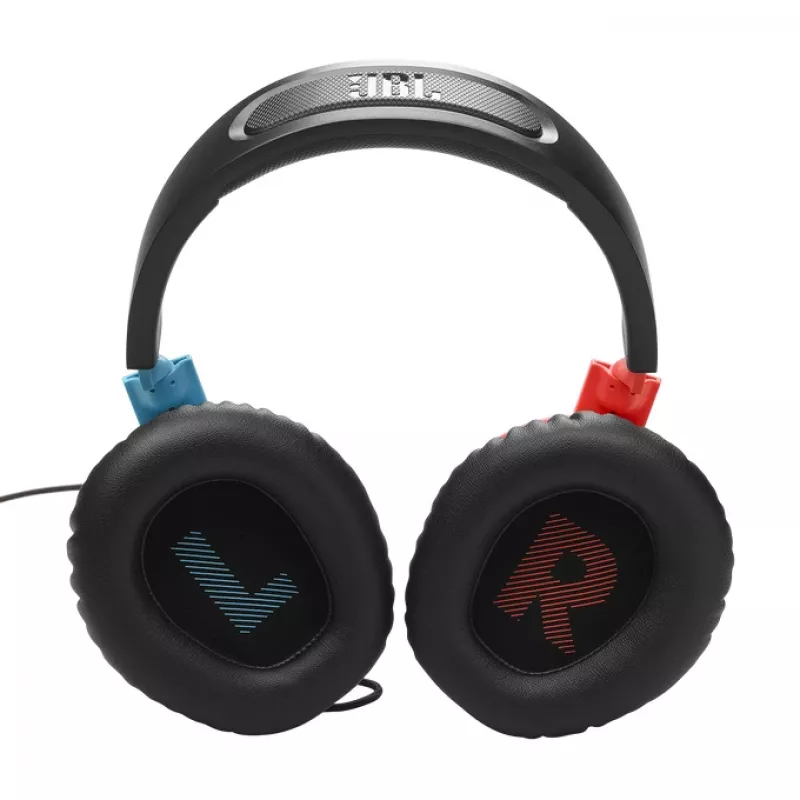 JBL Quantum 100N Headset Bedraad Hoofdband Gaming Blauw, Rood