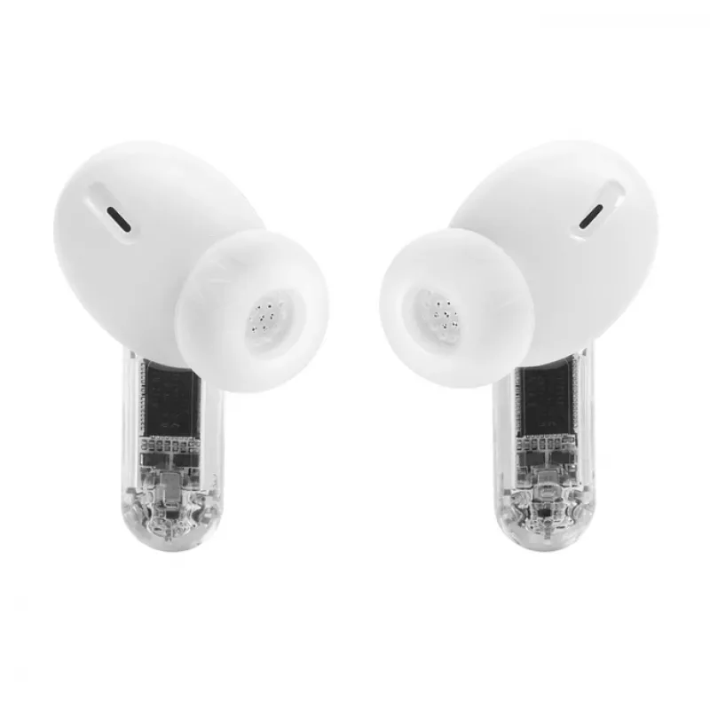 JBL Tune Beam 2 Ghost Edition Headset Draadloos In-ear Muziek/Dagelijks gebruik Bluetooth Wit