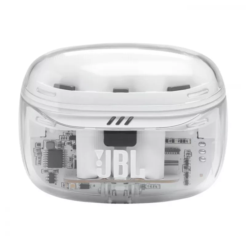 JBL Tune Beam 2 Ghost Edition Headset Draadloos In-ear Muziek/Dagelijks gebruik Bluetooth Wit