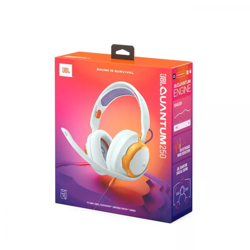 JBL Quantum 250 headset bedraad hoofdband gaming turquoise