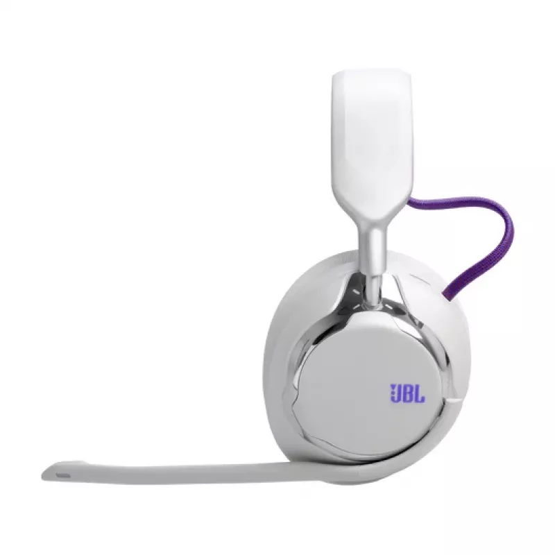 JBL Quantum 950 headset draadloos hoofdband gaming USB Type-C Bluetooth laadstation oranje, zilver, wit