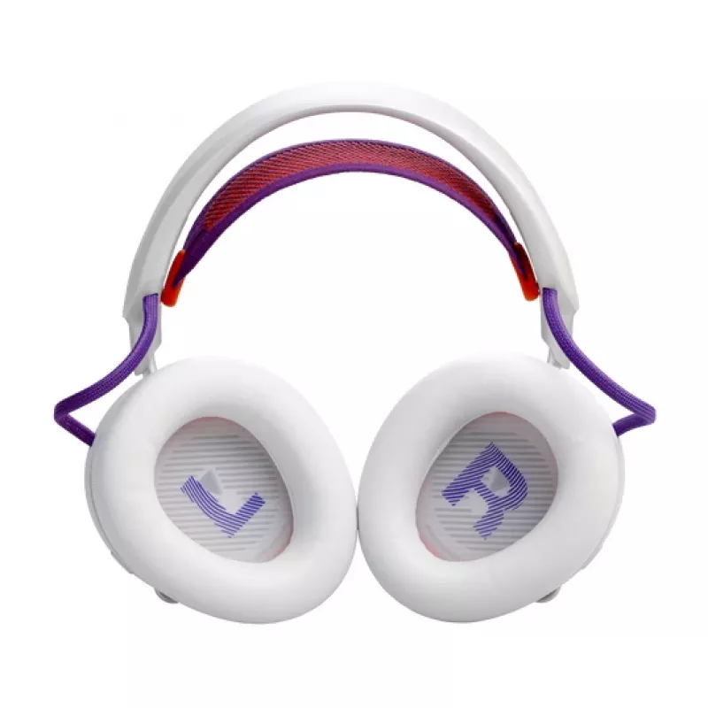 JBL Quantum 950 headset draadloos hoofdband gaming USB Type-C Bluetooth laadstation oranje, zilver, wit