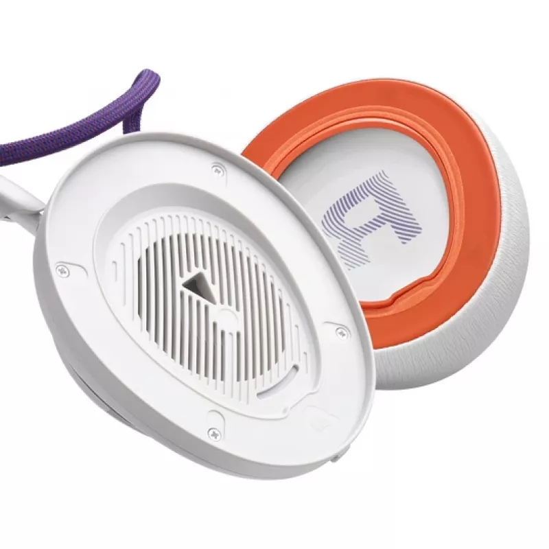 JBL Quantum 950 headset draadloos hoofdband gaming USB Type-C Bluetooth laadstation oranje, zilver, wit