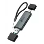 Kaartlezer TP‑LINK UA430D USB 3.1 — MicroSD/SD-ondersteuning, 200 Mbit/s, zwart, 75×22,9×9,3 mm