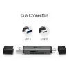 Kaartlezer TP‑LINK UA430D USB 3.1 — MicroSD/SD-ondersteuning, 200 Mbit/s, zwart, 75×22,9×9,3 mm