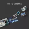 Kaartlezer TP‑LINK UA430D USB 3.1 — MicroSD/SD-ondersteuning, 200 Mbit/s, zwart, 75×22,9×9,3 mm