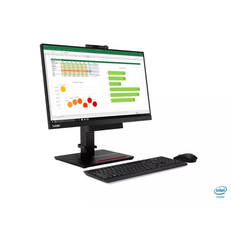 Lenovo ThinkCentre Tiny-In-One computermonitor 60,5 cm (23,8 inch) 1920 x 1080 pixel Full HD LED zwart