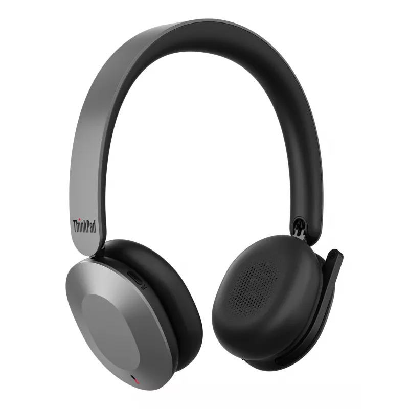 Lenovo 4XD1T60925 koptelefoon/headset draadloos hoofdband kantoor/callcenter USB Type-C Bluetooth grijs