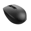 HP 715 oplaadbare multi-device muis, dubbelhandig, RF draadloos + Bluetooth, 3000 DPI, zwart