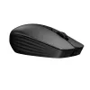 HP 715 oplaadbare multi-device muis, dubbelhandig, RF draadloos + Bluetooth, 3000 DPI, zwart