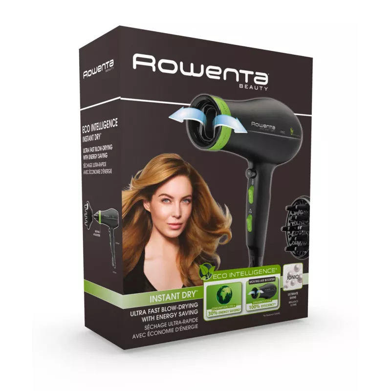 Rowenta CV6030 haardroger 1500 W zwart, groen