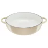 Tefal gietijzeren serveerpan LOV E25972, rond 3,8 L, 28 cm, beige