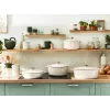 Tefal gietijzeren serveerpan LOV E25972, rond 3,8 L, 28 cm, beige