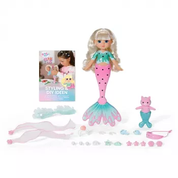 BABY born @ Glam Up Sparkle, babypop, vrouwelijk, vanaf 4 jaar, jongen/meisje, 430 mm, veelkleurig