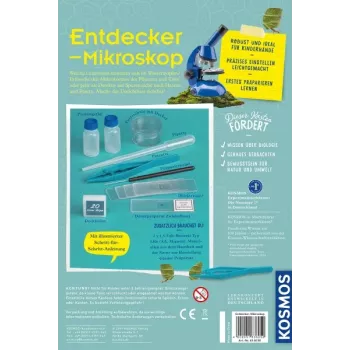 Kosmos 63605, microscoop, biologie, 8 jaar, blauw
