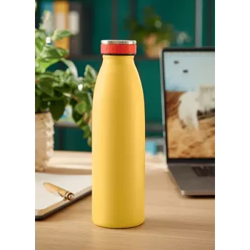 Leitz Cosy isoleerfles 500 ml, geel, roestvrij staal, 68 mm, 68 mm, 235 mm, 280 g