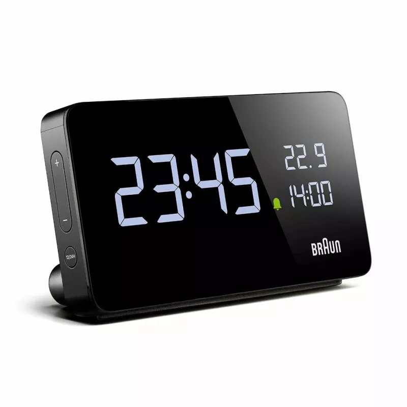 Braun BC20BEU wand-/tafelklok digitale klok rechthoekig zwart