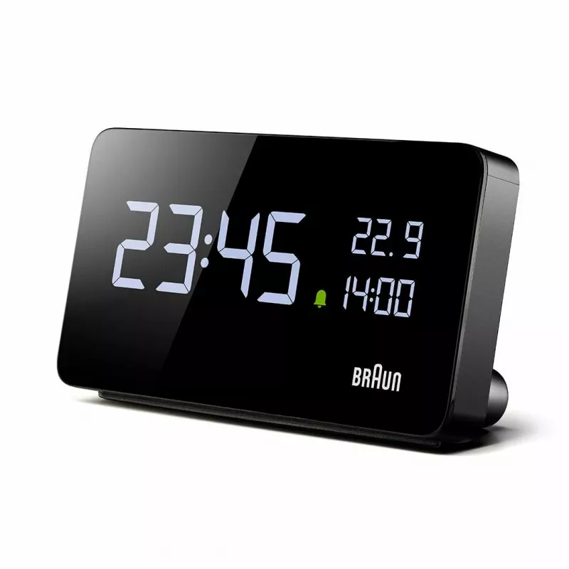 Braun BC20BEU wand-/tafelklok digitale klok rechthoekig zwart