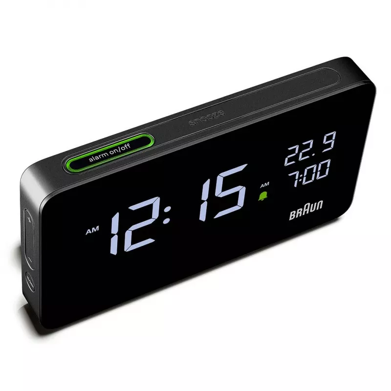 Braun BC20BEU wand-/tafelklok digitale klok rechthoekig zwart