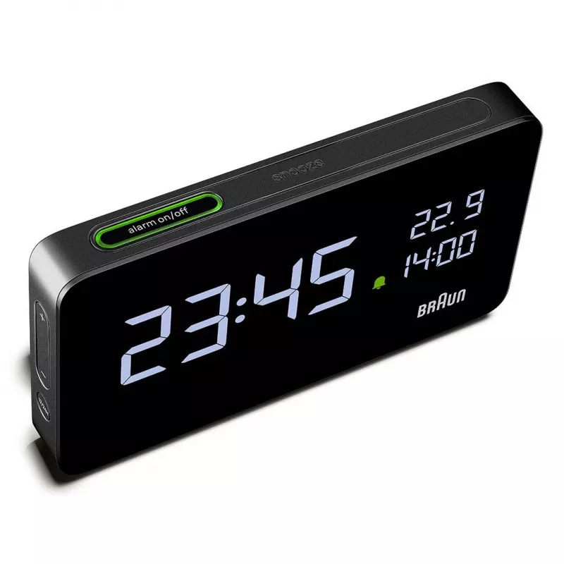 Braun BC20BEU wand-/tafelklok digitale klok rechthoekig zwart