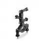 HAMA passieve houder voor actioncam — groot, zwart, voor fietsen en outdoor (geschikt voor buizen 2,5–6,2 cm)