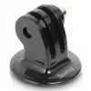 Statiefadapter voor actioncams HAMA model 00004565, 1/4-inch schroefdraad, zwart