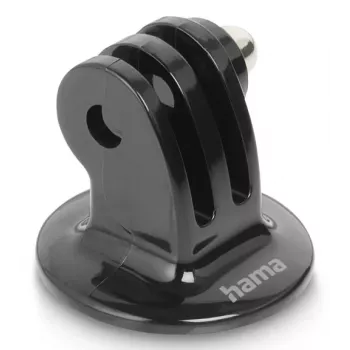 Statiefadapter voor actioncams HAMA model 00004565, 1/4-inch schroefdraad, zwart