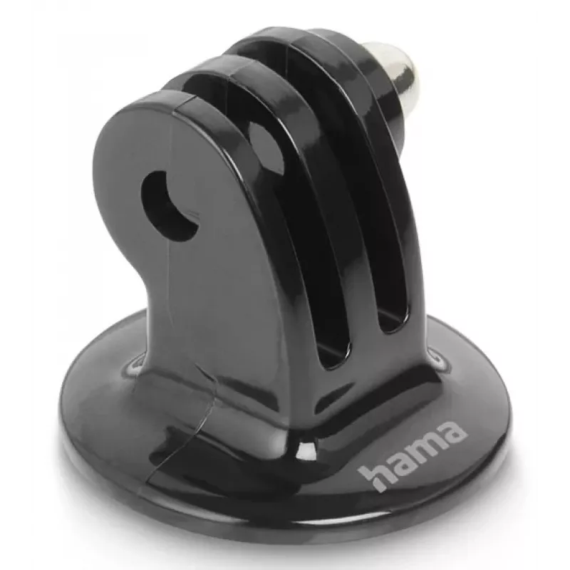 Statiefadapter voor actioncams HAMA model 00004565, 1/4-inch schroefdraad, zwart