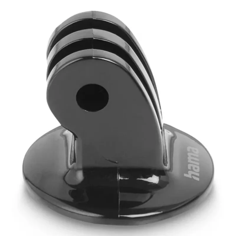 Statiefadapter voor actioncams HAMA model 00004565, 1/4-inch schroefdraad, zwart