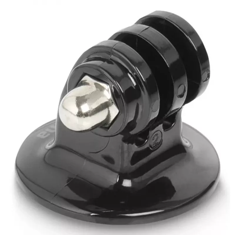 Statiefadapter voor actioncams HAMA model 00004565, 1/4-inch schroefdraad, zwart