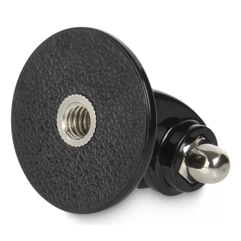 Statiefadapter voor actioncams HAMA model 00004565, 1/4-inch schroefdraad, zwart